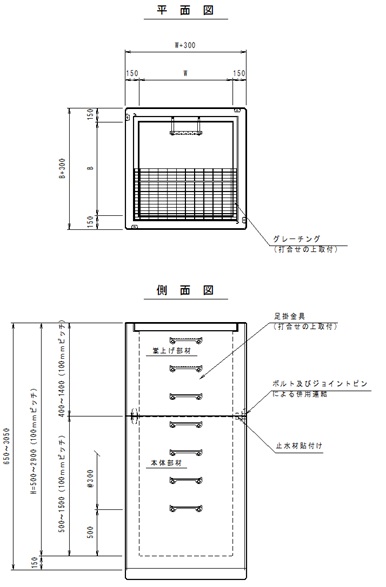プレキャスト集水桝 道路用製品 製品情報 株式会社ケンチ プレキャストコンクリート二次製品製造のパイオニア